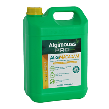Traitement fongicide Algimacadam spécial tennis, parkings, macadam en bidon de 5 L
