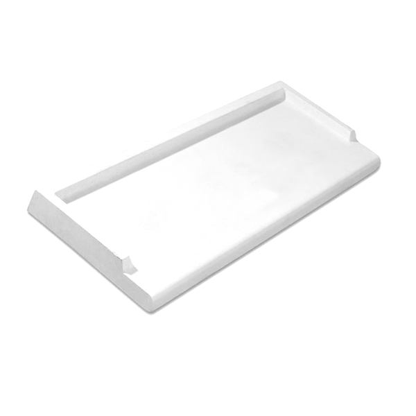 Seuil de porte en pierre reconstituée Monopierre - Blanc - profondeur 35 CM - longueur 0,88 M