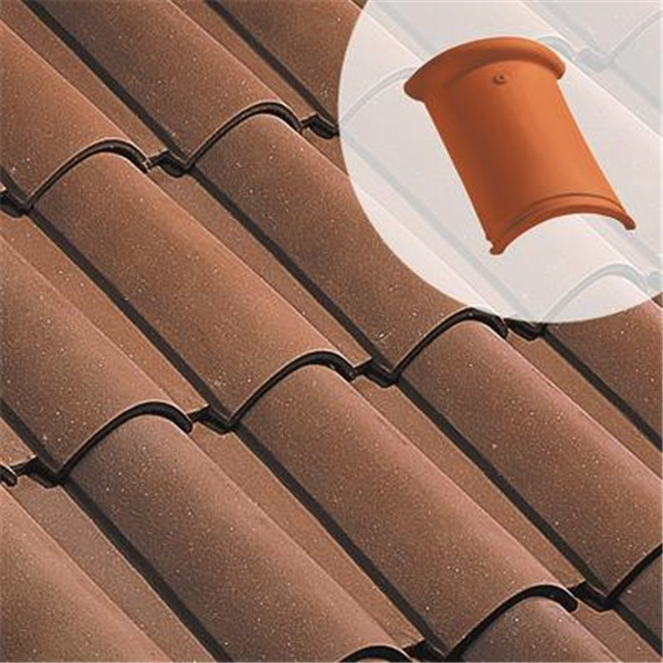 Tuile faîtière/arêtier à bourrelet à emboîtement (707) -