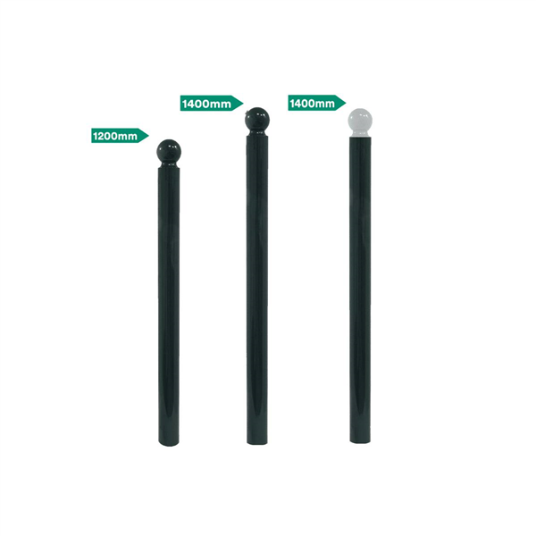 BORNE SOL 1200X80 RAL7016