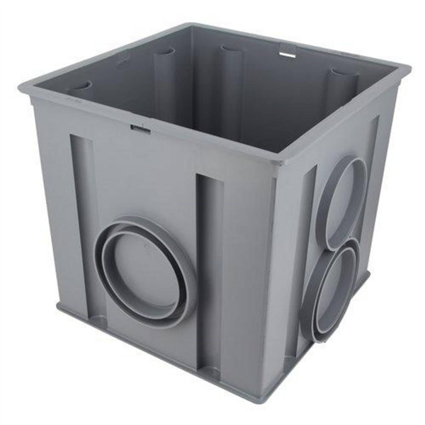 Regard d'eau pluviale Nicoll RETX à emboîtures femelles Ø 100 et 125 mm - 30 x 30 CM - hauteur 30 CM