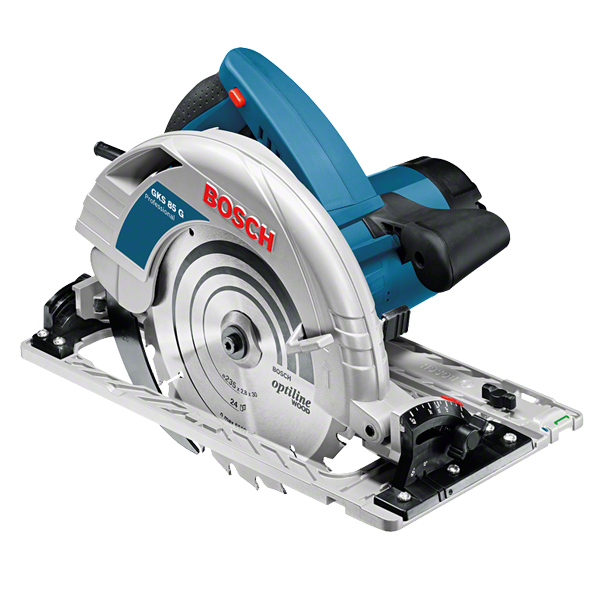 Scie circulaire filaire 235 mm Bosch GKS 85 G - 2200W - en coffret L-Boxx avec lame bois 24 dents