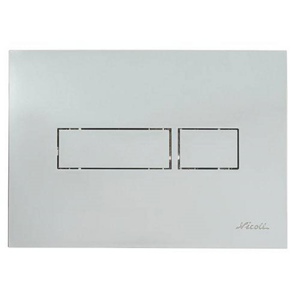PLAQUE DE COMMANDE RECTANGULAIRE CHROME