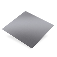 Plaque en aluminium brut lisse - 1000 x 500 mm - épaisseur 0.5 mm