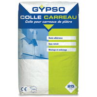 Colle pour carreaux de plâtre haute adhérence - Gypso - sac de 25,0 KG