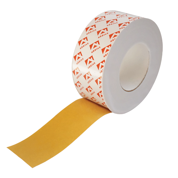 Bande d'étanchéité adhésive simple-face pour écran de sous-toiture pare-vapeur et pare-pluie - Ubbink - rouleau 60 mm x 40 ml