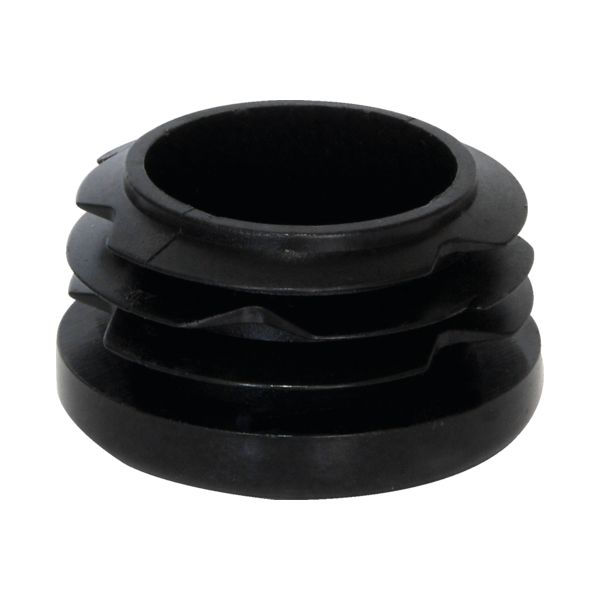 Embout rond entrant polyéthylène noir - diamètre intérieur du tube 88.9 mm - 25 pièces