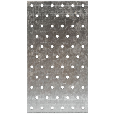 Plaque perforée en acier galvanisé Simpson strong NP  - largeur 140 mm - hauteur 200 mm - épaisseur 2 mm