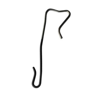 Crochet fixation ardoises - Inox 17% - Talon 5 mm - Ø 2,7 mm - Longueur 11 cm - Boîte de 500