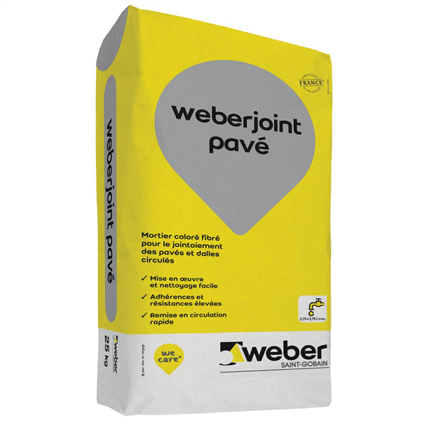WEBERJOINT PAVE GRIS CIMENT 25KG
