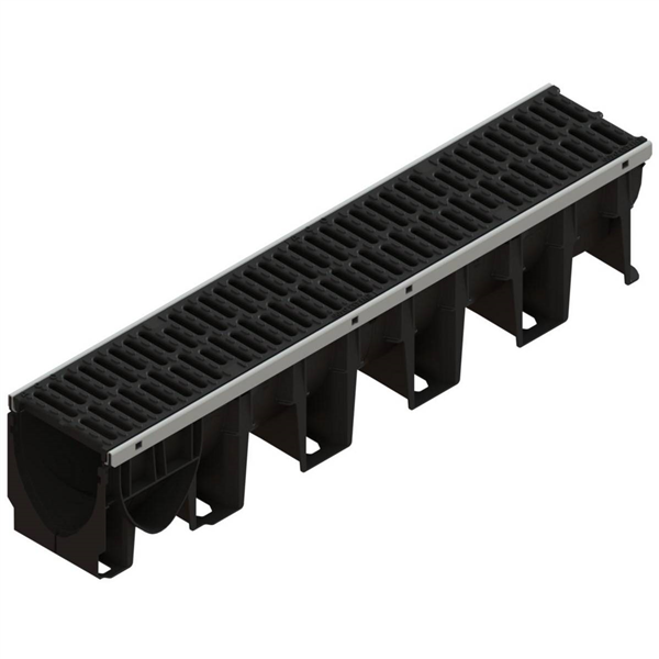 ACO XTRADRAIN 150S PP HT 210MM GRILLE PASSERELLE FONTE D400