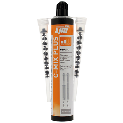 Cartouche scellement chimique C MIX Plus pierre 300 ml + 2 buses