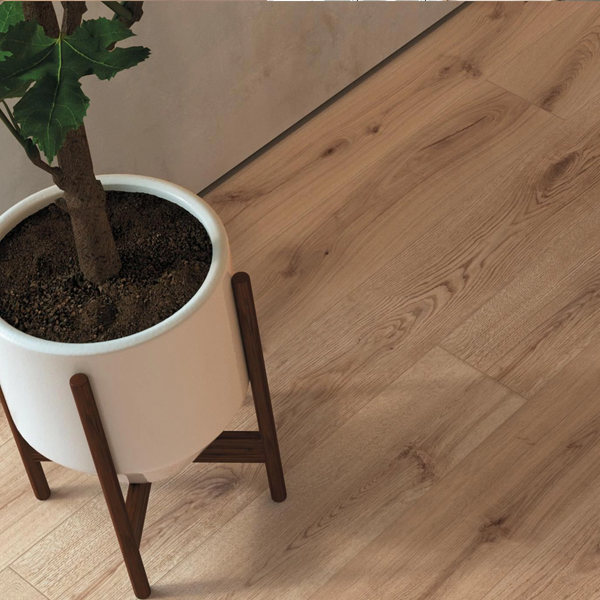 Carrelage intérieur en grès cérame rectifié effet bois Exence - 120,0 CM x 20,0 CM - ép. 9,00 MM - Vanilla