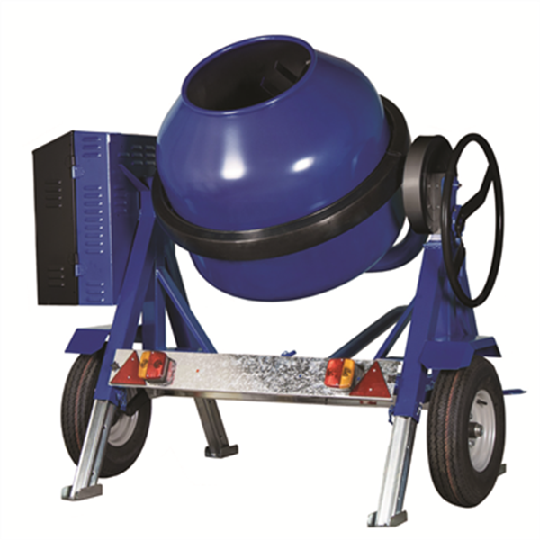 Bétonnière thermique tractable Obra de 360 L - Honda GX160 5.5 CV