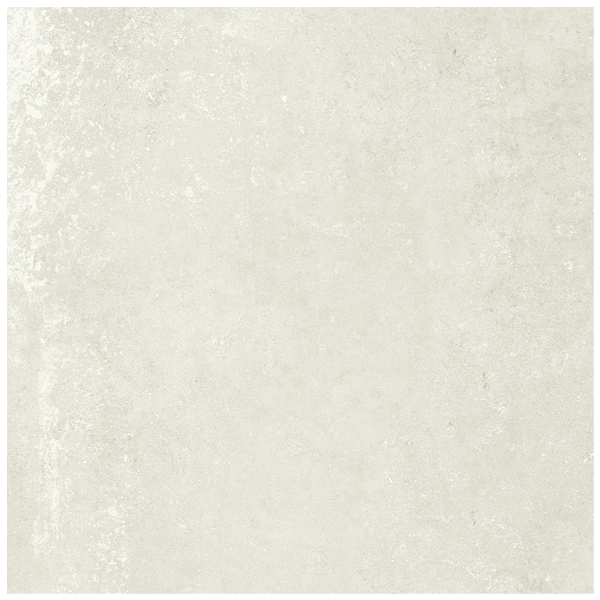 Carrelage de sol intérieur effet béton en grès cérame rectifié - Ferrocemento - 120,0 CM x 120,0 CM - ép. 6,00 MM - Blanc