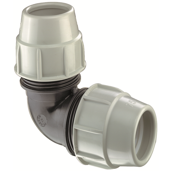 Coude 90° série 7 à compression - ⌀ 75 mm