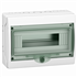 Mini coffret étanche Schneider Kaedra pour appareillage modulaire - en saillie - 12 modules - gris clair - IP65
