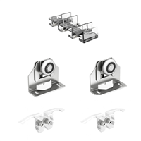 Garniture de porte coulissante de placard Mantion Tubel TUB30-1 pour un panneau sur chant