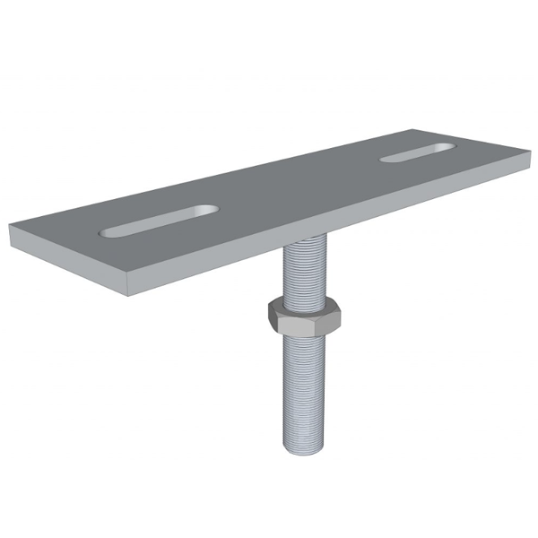 Connecteur réglable 2 directions Wood Basic pour structure horizontale sur vis de fondation Weasyfix