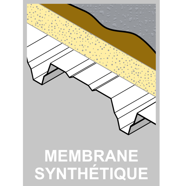 Vis autoperceuse à tête plate Etanco EVF 2C pour support acier de 0,8 mm max - 4,8 x 40 mm - 1000 pièces