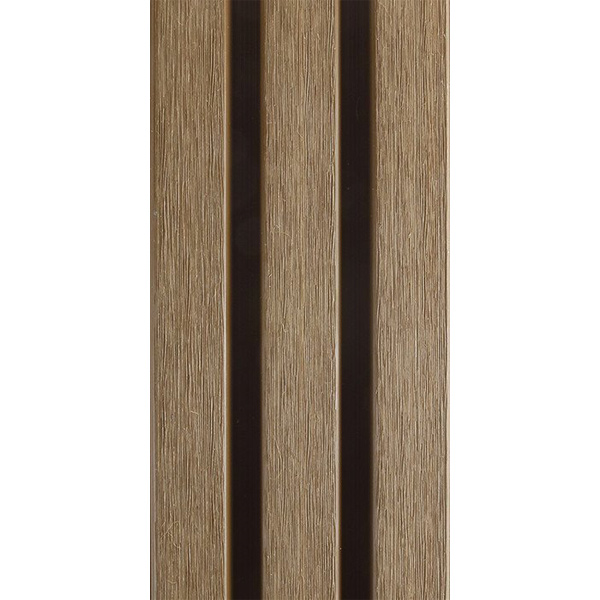 Bardage composite imitation bois aspect claire-voie - Weo 35 Fiberdeck - 33,00 MM x 170 MM - Long. 3,90 M - Coloris Teak