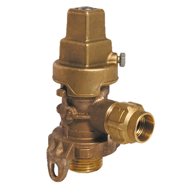 ROBINET PEC BRONZE DESSUS CONIQ_DN20_PETIT B._PE25_FIL26X34_FERM. GAUCHE