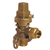 ROBINET PEC BRONZE DESSUS CONIQ_DN20_PETIT B._PE25_FIL26X34_FERM. GAUCHE