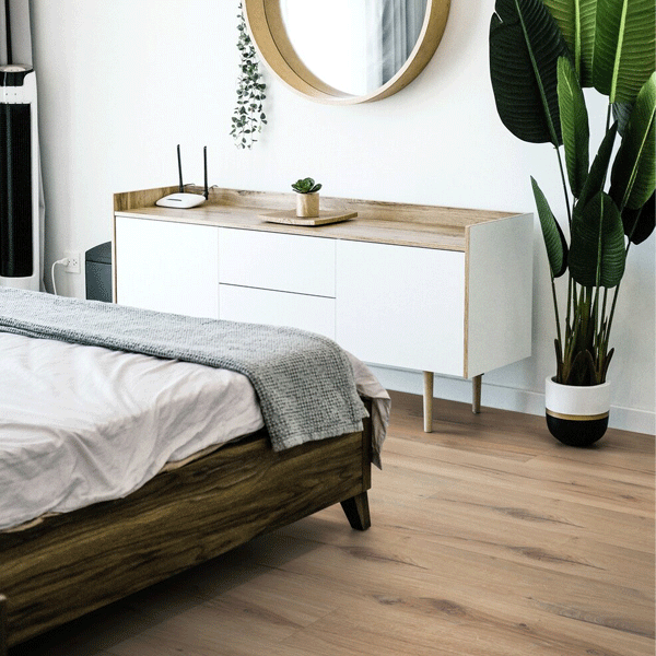 Lame vinyle clipsable imitation bois - Virtuo 55 Rigid Acoustic - 149,2 CM x 22,9 CM - ép. 5,70 MM - Daintree Honey