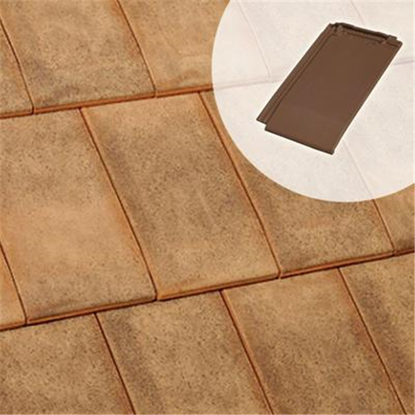 Tuile grand moule du nord aspect plat - Volnay PV - 24,8 x 40,8 cm - Sablé Champagne