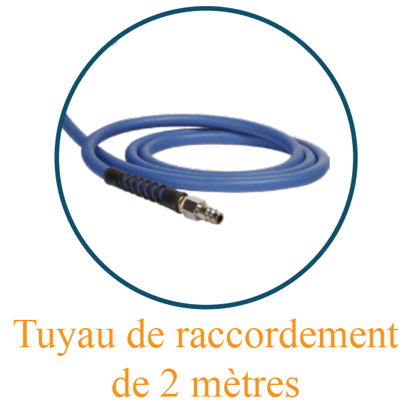 Enrouleur automatique air comprimé Lacmé carter fermé longueur 20 mètres 5/16"