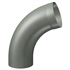 Coude tulipé à 72° prePatina ardoise Eco Zinc Rheinzink pour tuyau de descente de gouttière de 80,0 MM