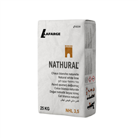 Chaux blanche NHL 3,5 pour bâtis et supports anciens - Nathural - sac de 25 kg