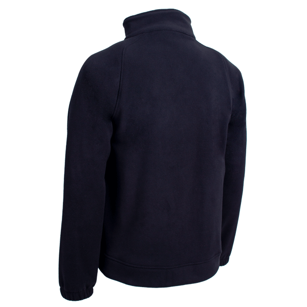 Veste polaire homme 100% polyester et anti-boulochage - Koala Coverguard - Noire/Orange - Taille M