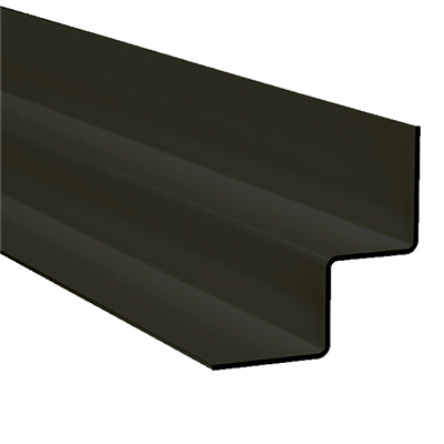 Profilé d'angle intérieur MetalTrim pour bardage Hardie Plank - aluminium laqué Noir minuit - longueur 3 M