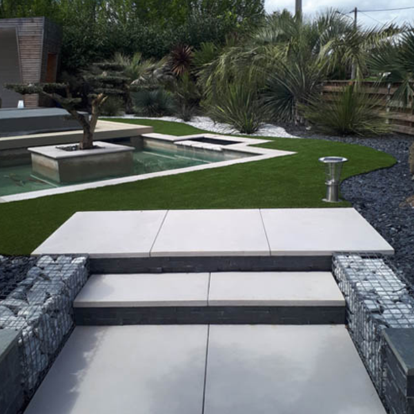 Dalle terrasse béton effet pierre - New York - Ardennes - 60,0 CM x 45,0 CM - ép. 30,00 MM