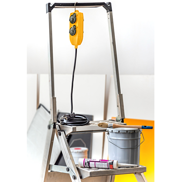 Rallonge électrique Brennestuhl câble de 10,0 M H07RN-F 3G2,5 avec Powerblock 4 prises à clapet IP44