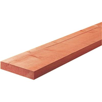 Planche de signalisation rouge traitée