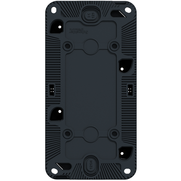 Boîtier pour 2 postes en saillie à la verticale Schneider Mureva Styl - IP55 - IK08 - gris anthracite RAL 7016