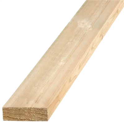Planche en bois de sapin traité classe 2 - 115,0 MM x 38,0 MM - longueur 4 M