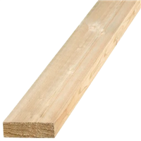 Planche en bois de sapin traité classe 2 - 110,0 MM x 38,0 MM - longueur 4,00 M
