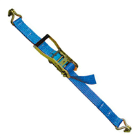 Sangle d'arrimage à cliquet avec 2 crochets doubles Levac TMU 2000 kg CMU 4000 kg 9 m