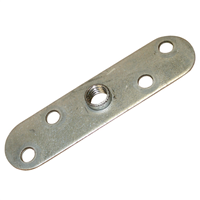 Platine pour fixation sur chant avec trou taraudé M12