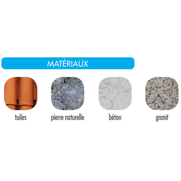 Disque diamant granit et tuile Ø125 mm x 22,23 mm - Flasque déporté M14 - Diam Industries