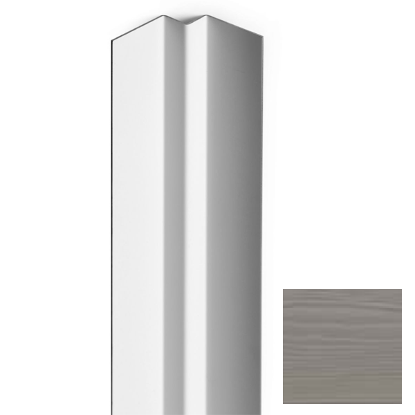 Profil d'angle intérieur pour bardage Cedral Click - aluminium laqué Perle C52 - longueur 3,00 M