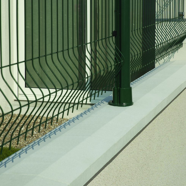 Chapeau de mur 2 pentes surface lisses 100 x 30 cm - ép. 3 cm - Gris