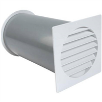 TRAVERSEE DE MUR ACOUSTIQUE 100 CM2 BLANC