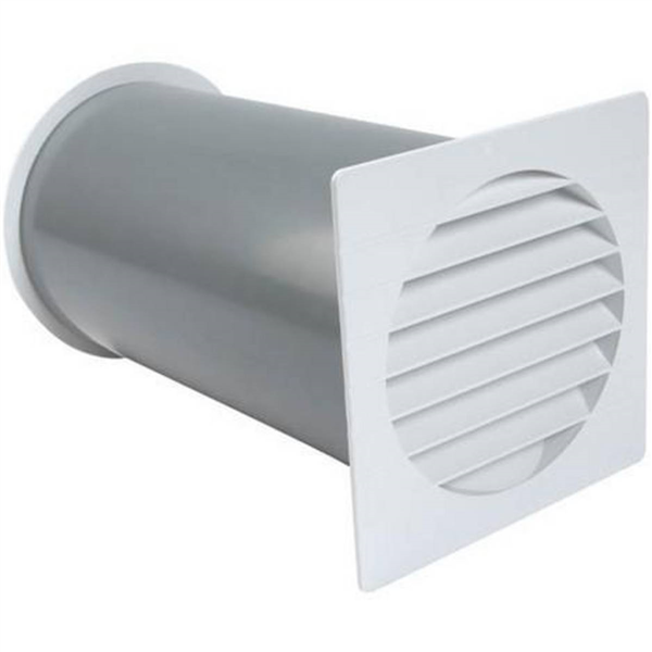 TRAVERSEE DE MUR ACOUSTIQUE 100 CM2 BLANC