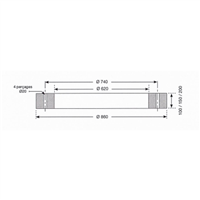 REH S/TETE H100 P/PUIT D800/1000