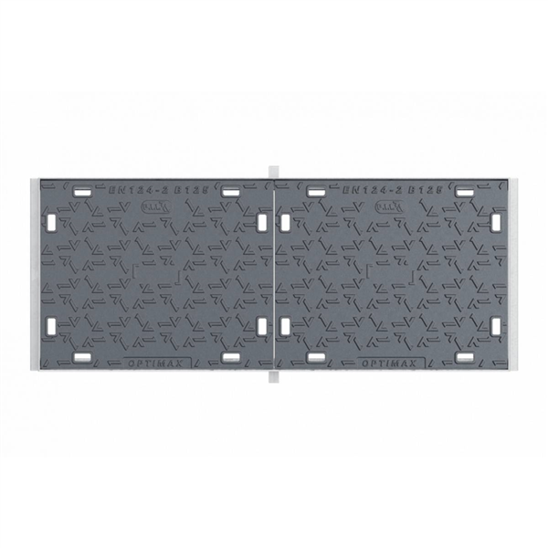 CADRE + TAMPON L2T B125 AVEC LOGO TELECOM