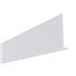 Planche de rive PVC Rivecel L9 à profil carré - Blanc - Haut. 175,00 MM - ép. 9,00 MM - Long. 5,00 M